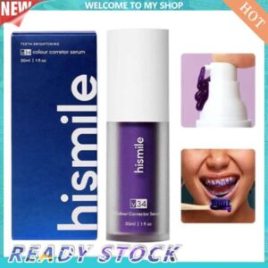 Hismile v34 Colour Corrector, Tooth Stain Concealer, Teeth Whitening Booster