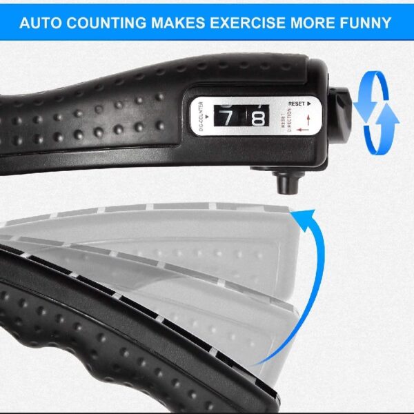 Hand Gripper With Rubber Grip Adjustable Resistance Automatic Counting Non-Slip Hand Grip Strength Trainer Fingers Wrist Forearm Exerciser Workout Gear Home Gym Exercise Equipment Hand Gripper 5-60KG Automatic Non-Slip Hand Strengthen - Image 8
