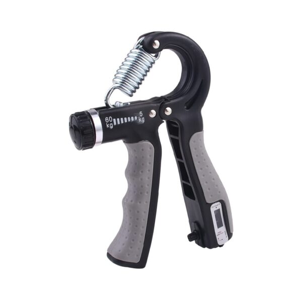 Hand Gripper With Rubber Grip Adjustable Resistance Automatic Counting Non-Slip Hand Grip Strength Trainer Fingers Wrist Forearm Exerciser Workout Gear Home Gym Exercise Equipment Hand Gripper 5-60KG Automatic Non-Slip Hand Strengthen - Image 7