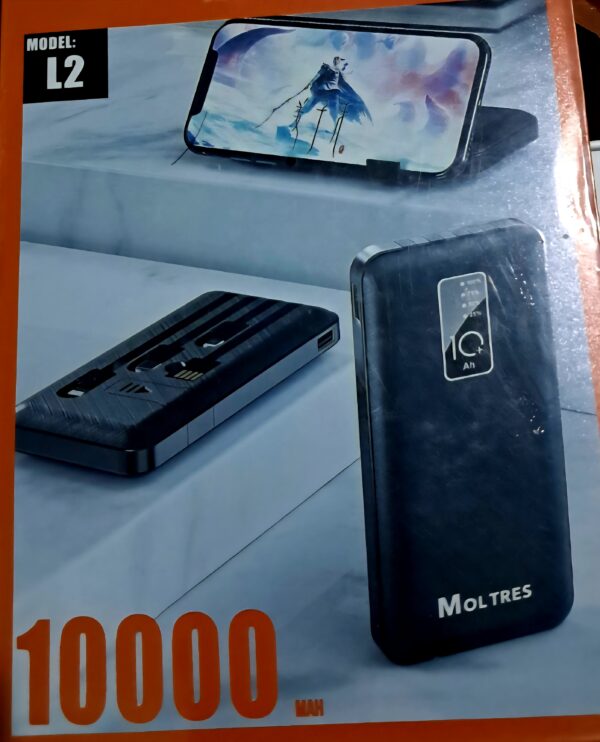 10000 MAH Power bank with 2 USB charging ports gives fast charging experience to iPhone Samsung Xiaomi Infinix Tecno Oppo Vivo Oneplus Realme Redmi And Other All Android - Image 3