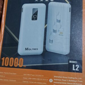 10000 MAH Power bank with 2 USB charging ports gives fast charging experience to iPhone Samsung Xiaomi Infinix Tecno Oppo Vivo Oneplus Realme Redmi And Other All Android